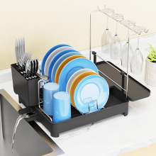 Dish Organizer With Detachable Utensil Holder